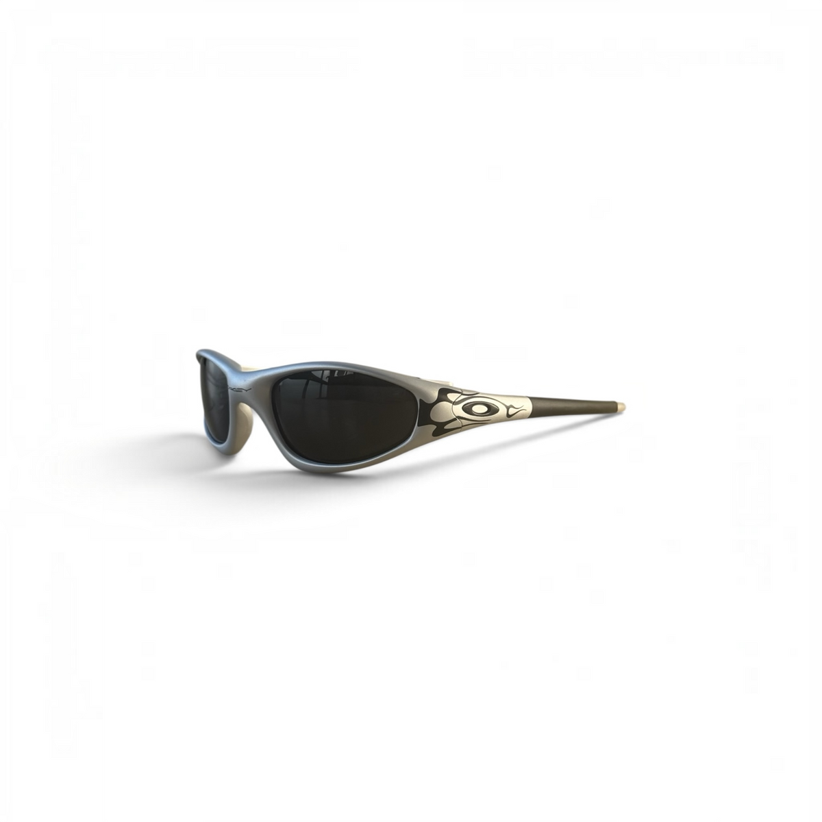 Oakley Straight Jacket Muzm — Silver Frame  / Black Lens