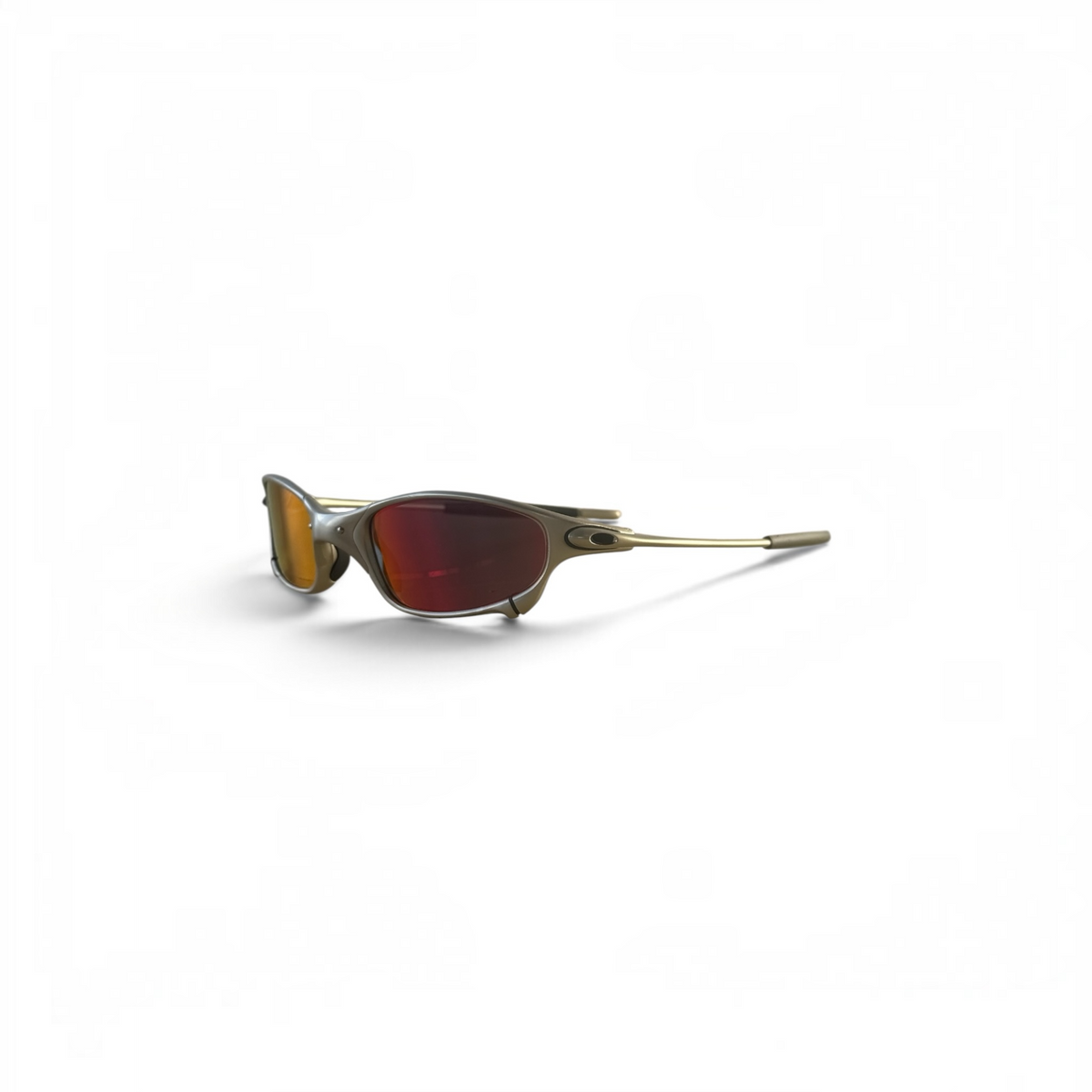 Oakley Juliet — Silver Metal Frame / Red Lens